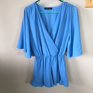 Blue romper